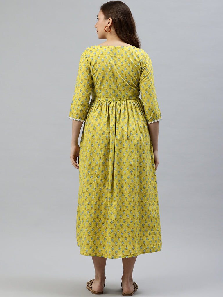 Green Maternity dress