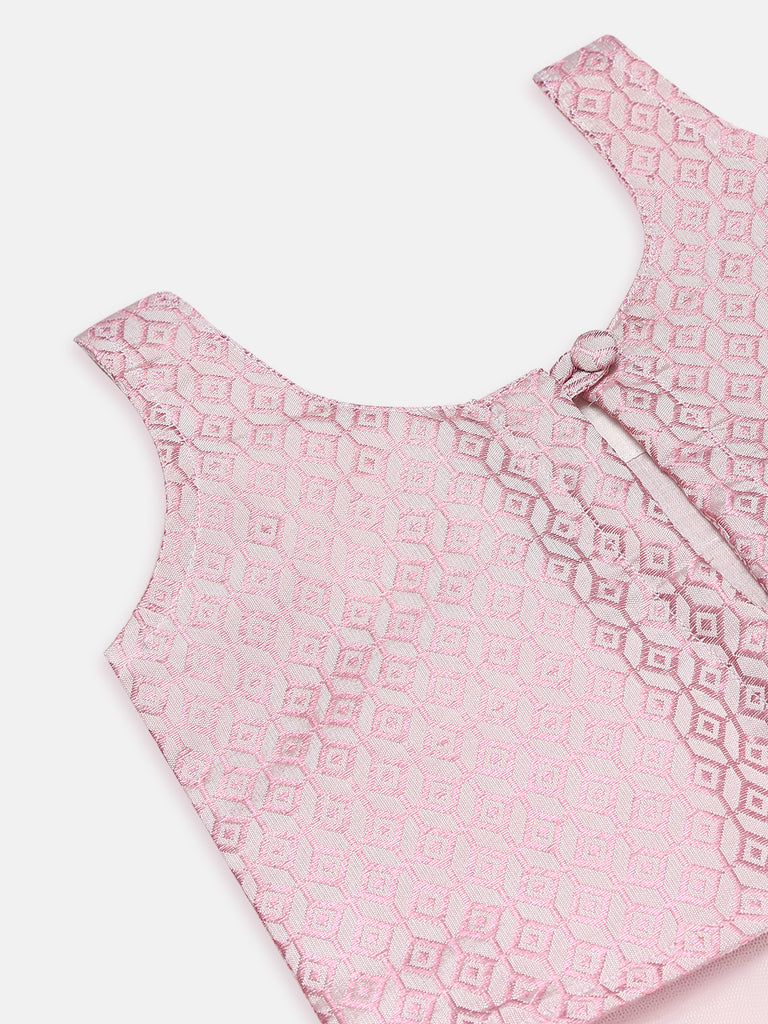 White Jacquard two piece set